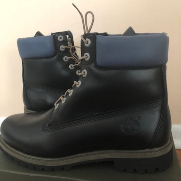 mens black timberland boots size 12
